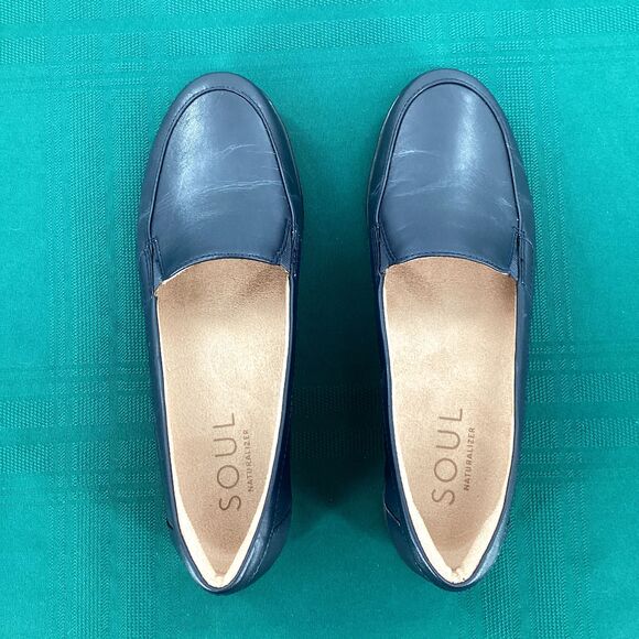 Soul By Naturalizer Kacy Women's Flat, Navy Leather, Size 8.5M - Picture 11 of 13